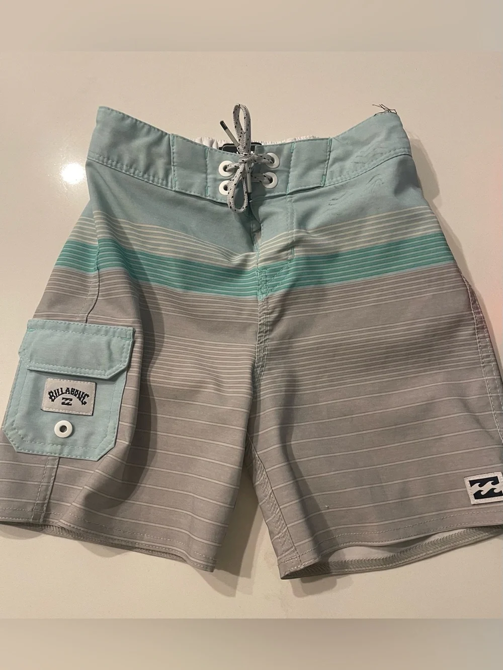 Toddler Billabong Hawaiian Aqua & Coral Boardshorts Duo - set of 2 (3T)